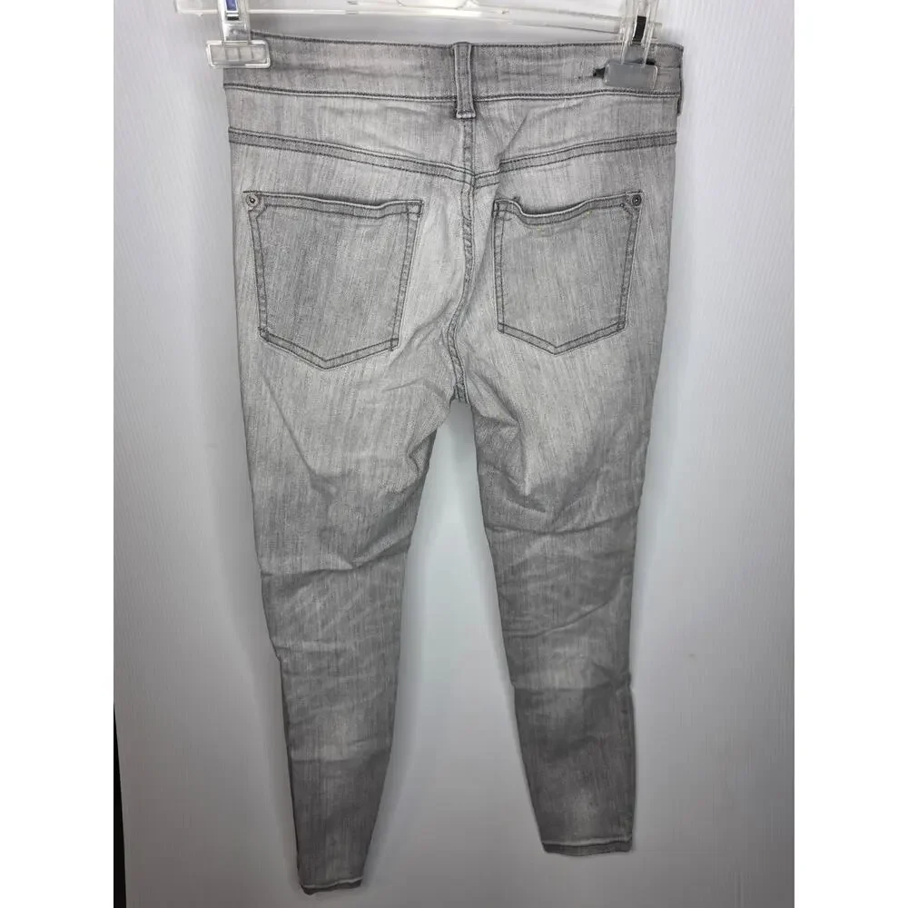 ​Pilcro and the Letterpress 28 High-Rise Skinny Gray Jeans Anthropologie staple